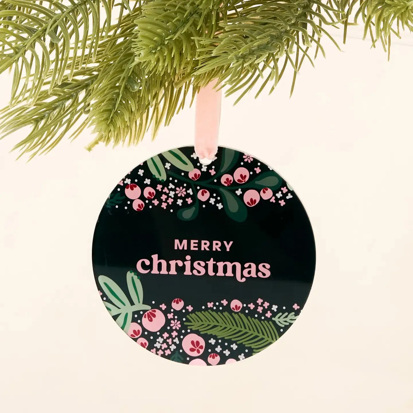 Pink Christmas Ornaments