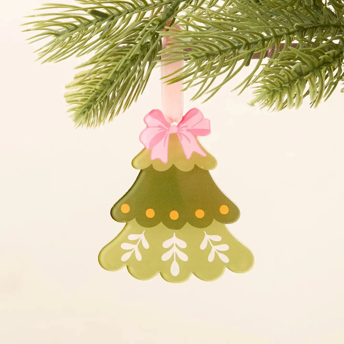 Pink Christmas Ornaments