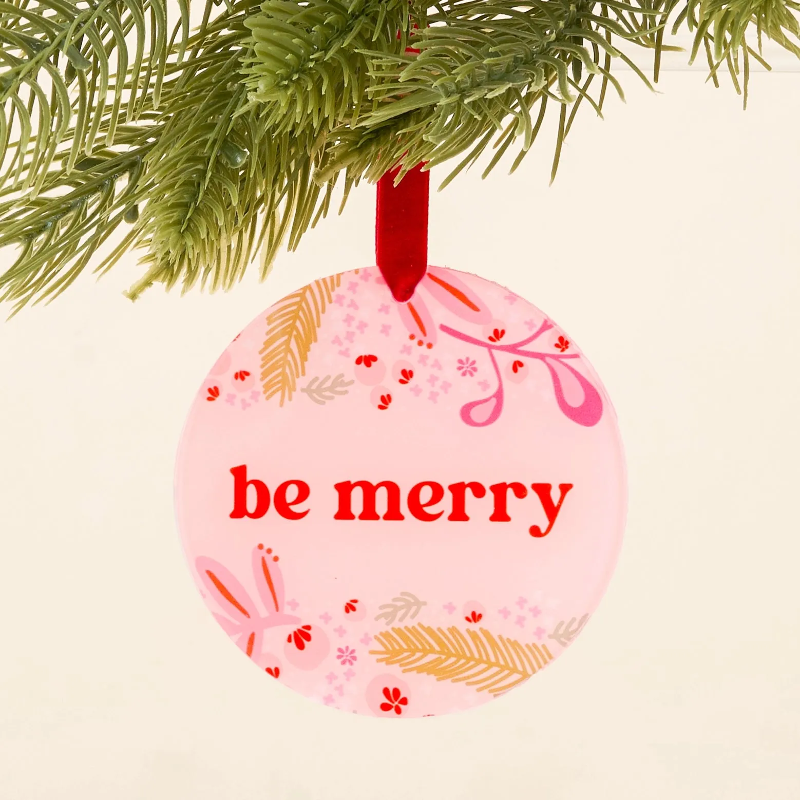 Pink Christmas Ornaments