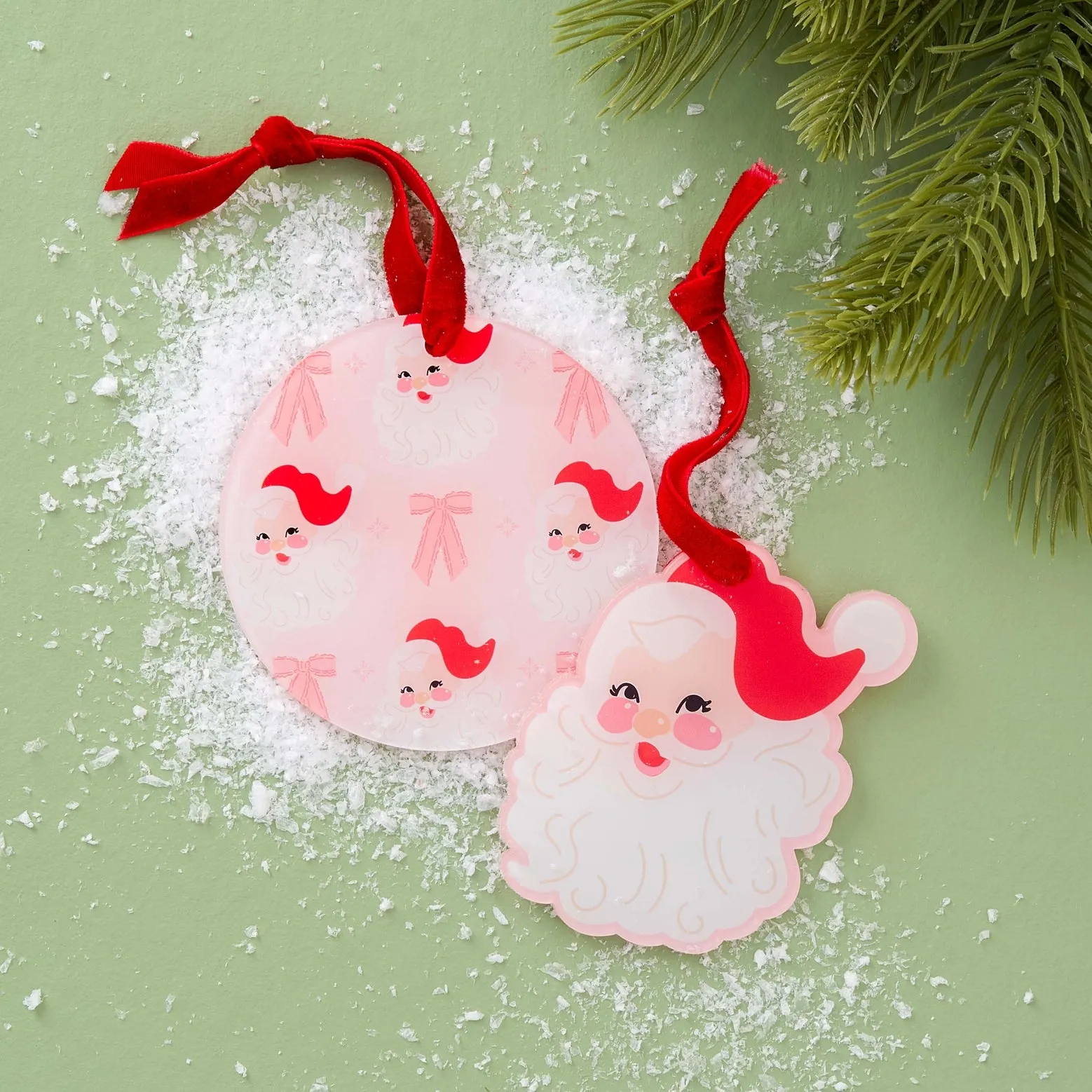 Pink Christmas Ornaments