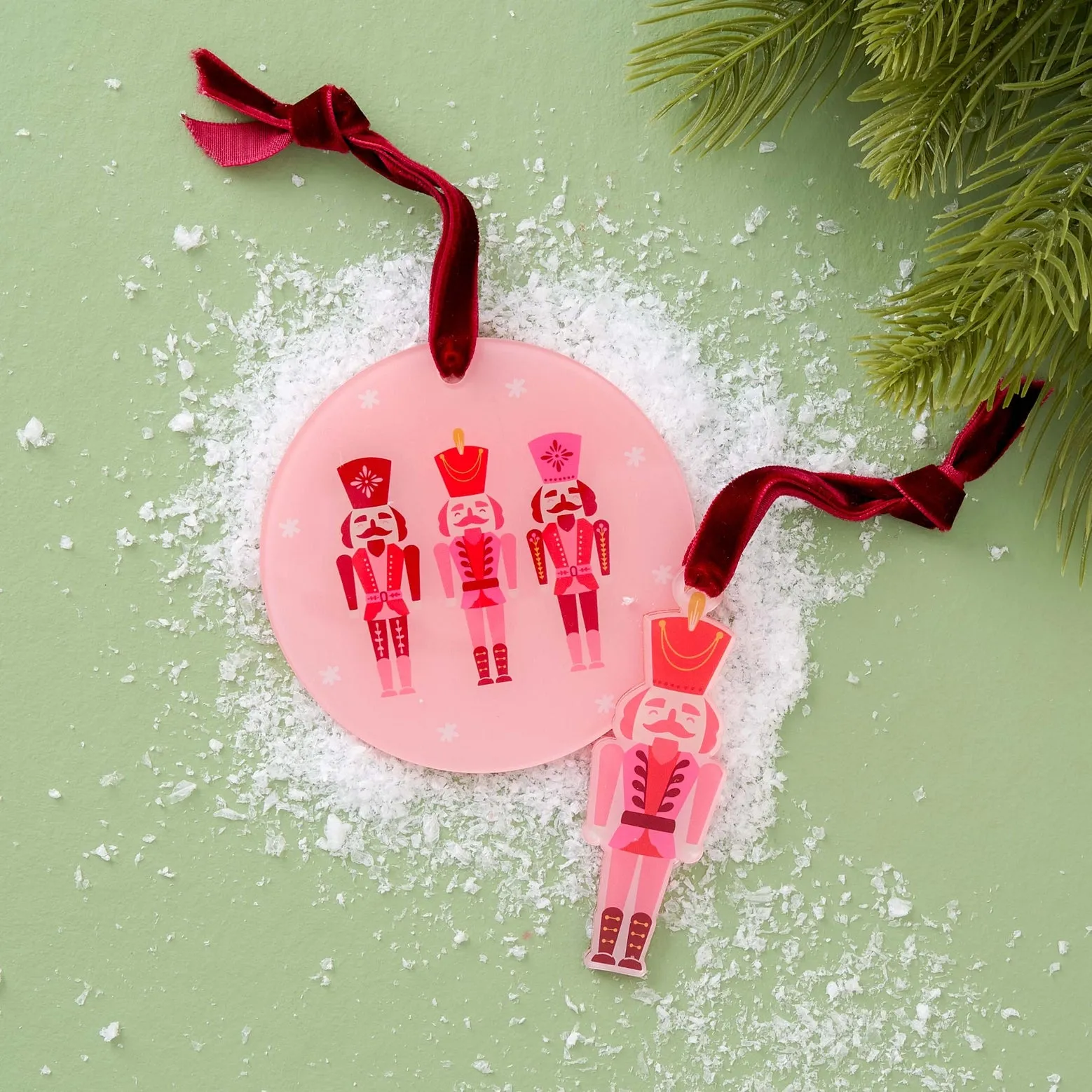 Pink Christmas Ornaments