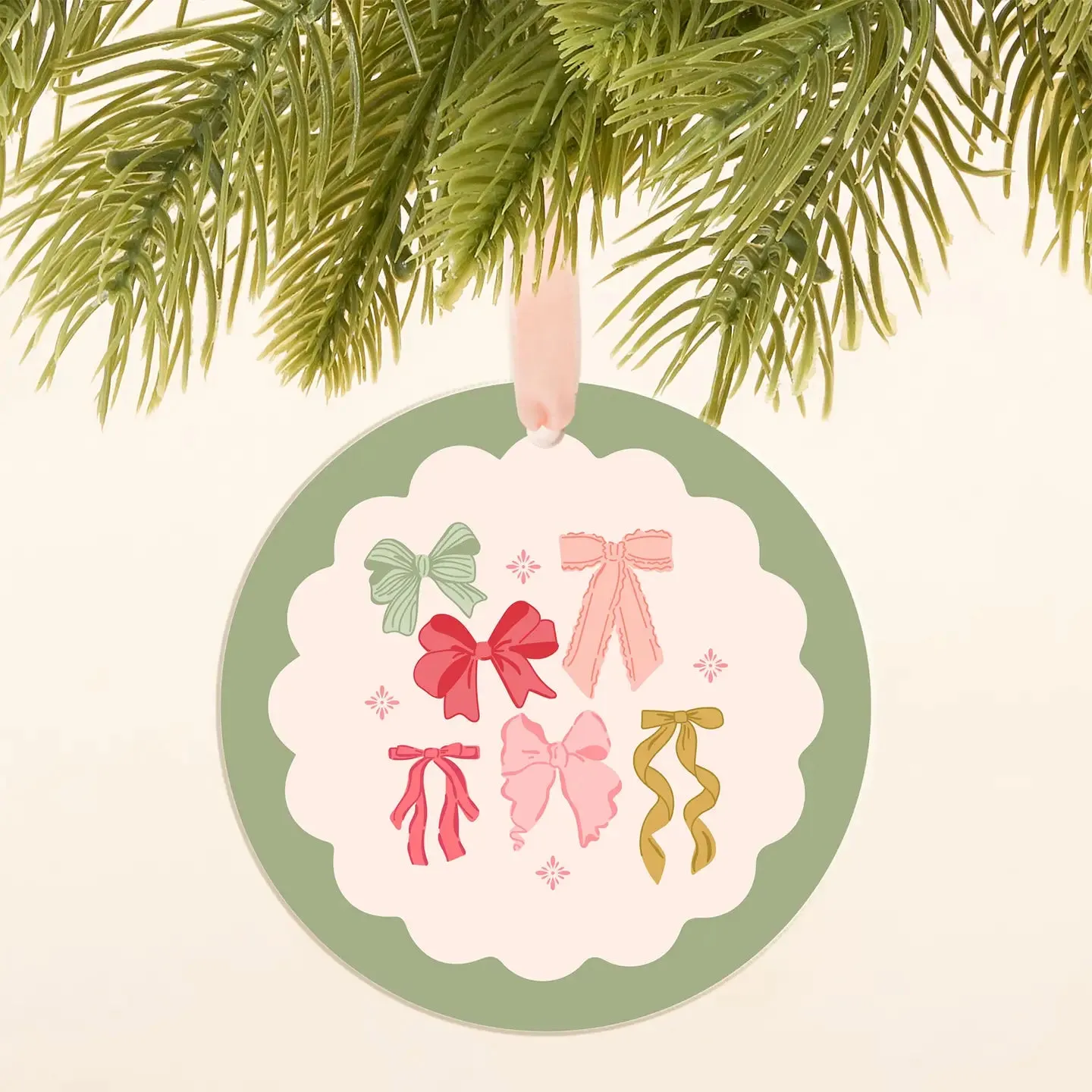 Pink Christmas Ornaments