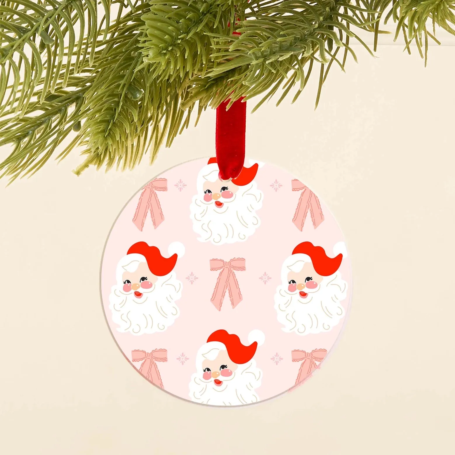 Pink Christmas Ornaments