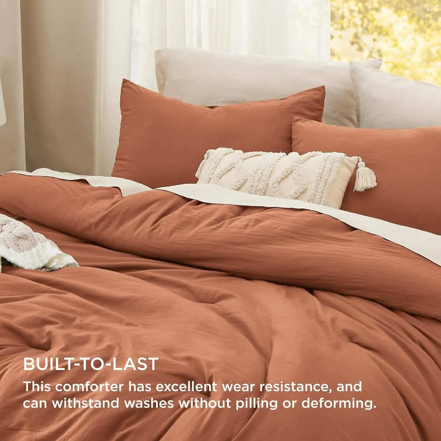 Prewashed Reversible Comforter Set