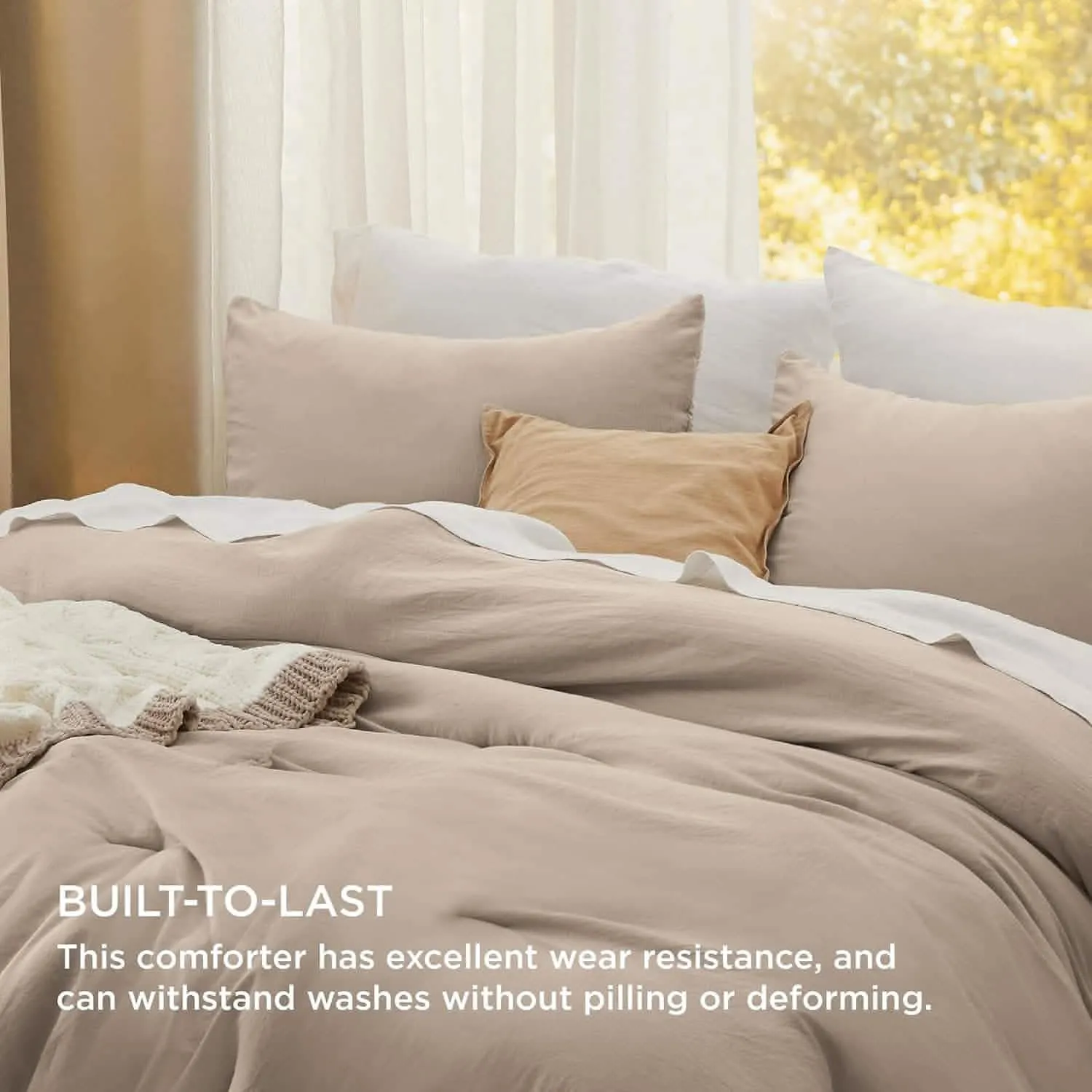 Prewashed Reversible Comforter Set