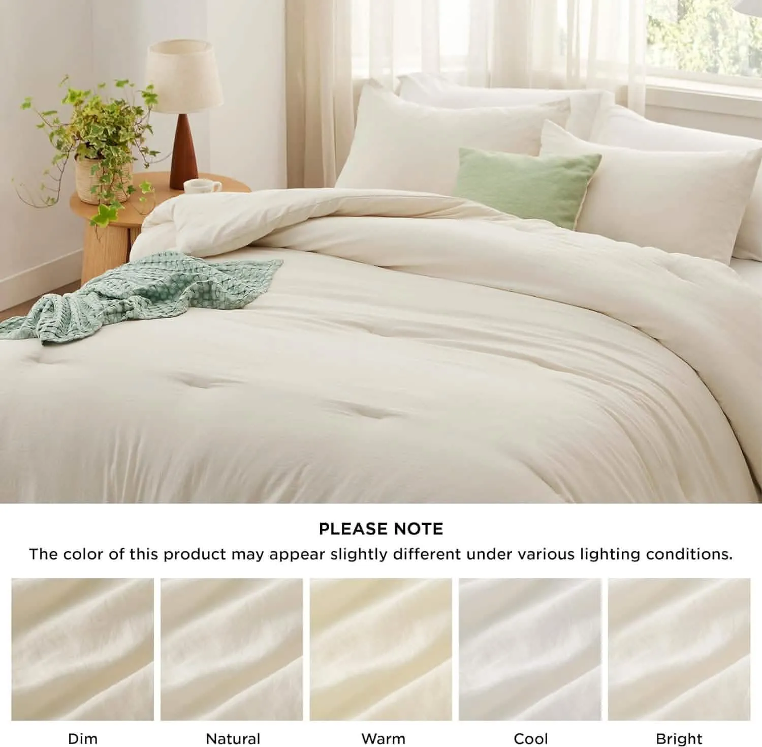 Prewashed Reversible Comforter Set