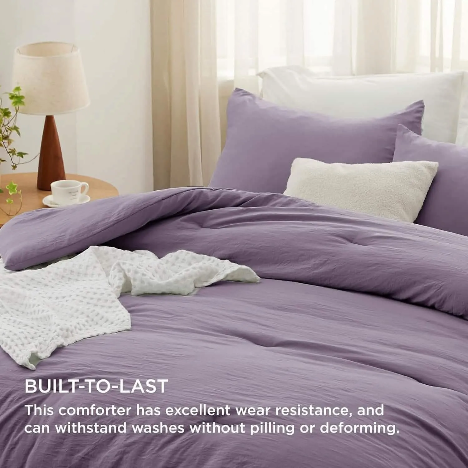 Prewashed Reversible Comforter Set