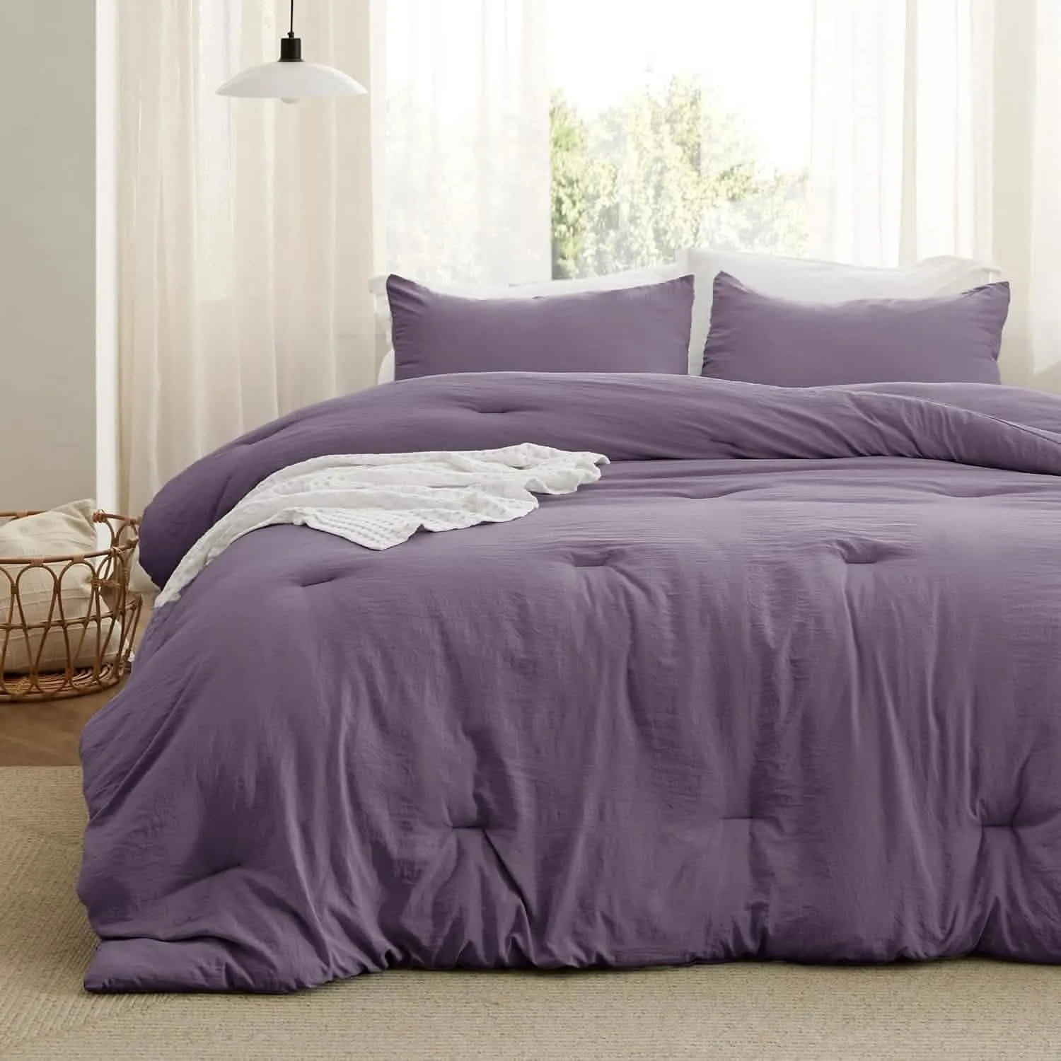 Prewashed Reversible Comforter Set