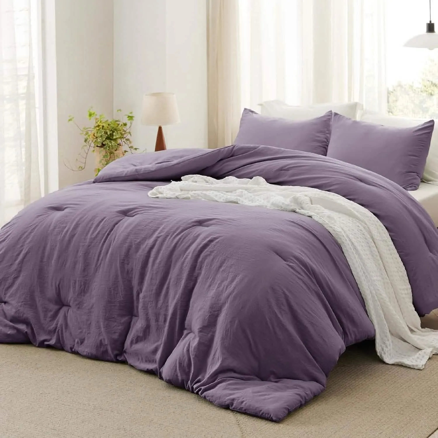 Prewashed Reversible Comforter Set