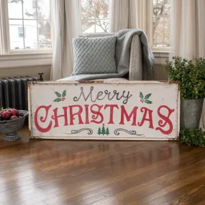 Red & Green Christmas Sign