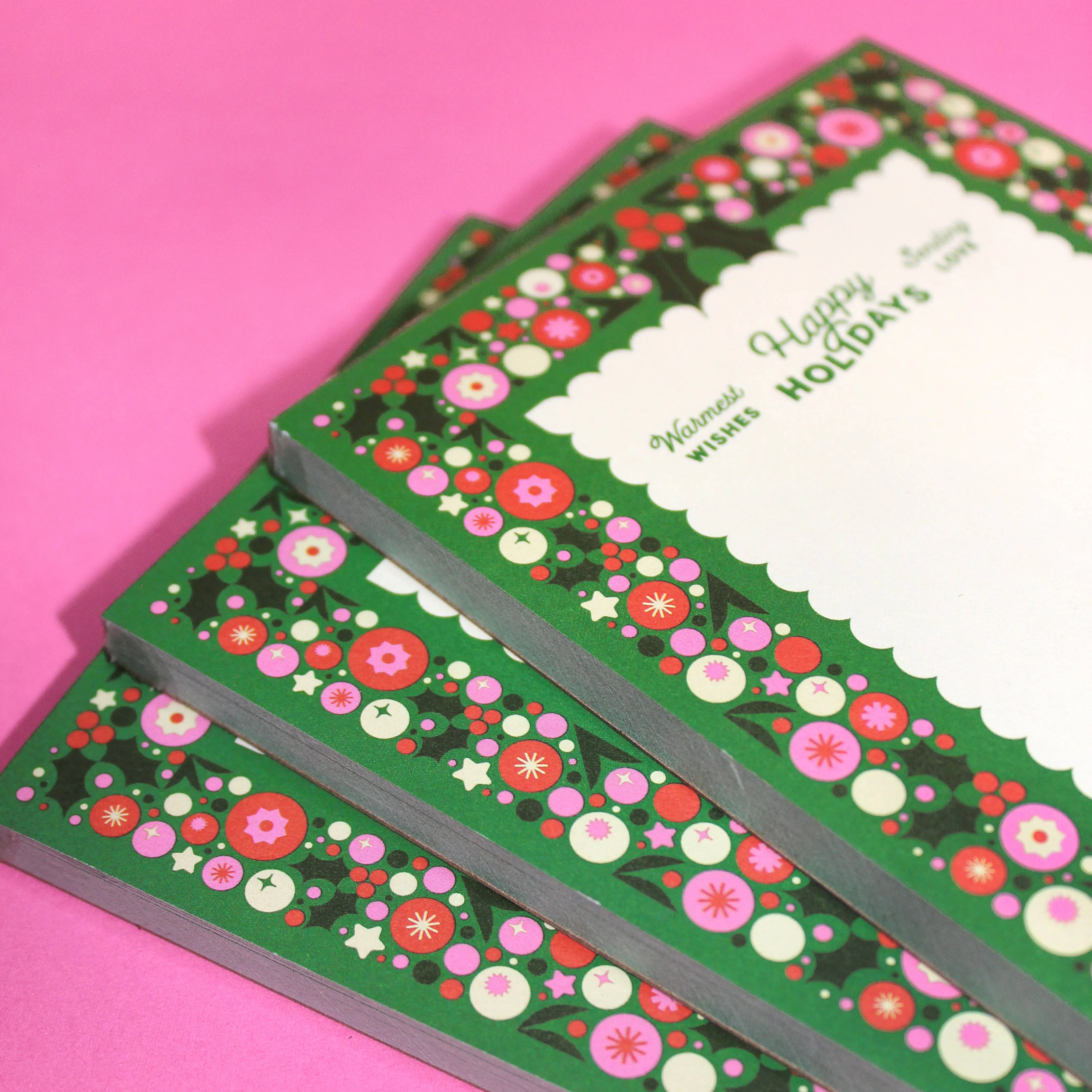 Retro Cheer Christmas Notepad