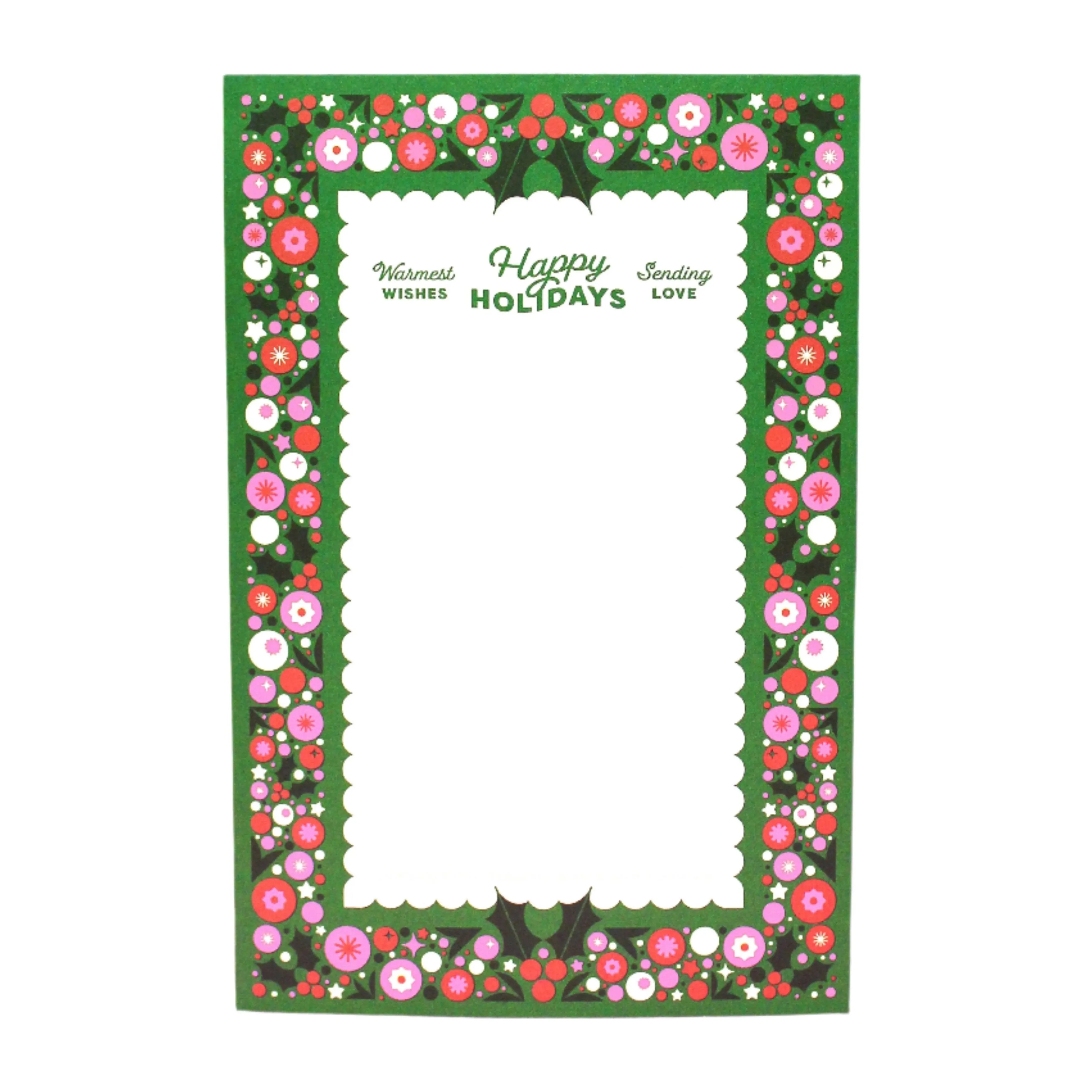 Retro Cheer Christmas Notepad