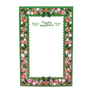 Retro Cheer Christmas Notepad