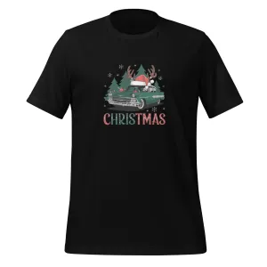 Retro Christmas Ride Graphics Men Staple Eco T-shirt