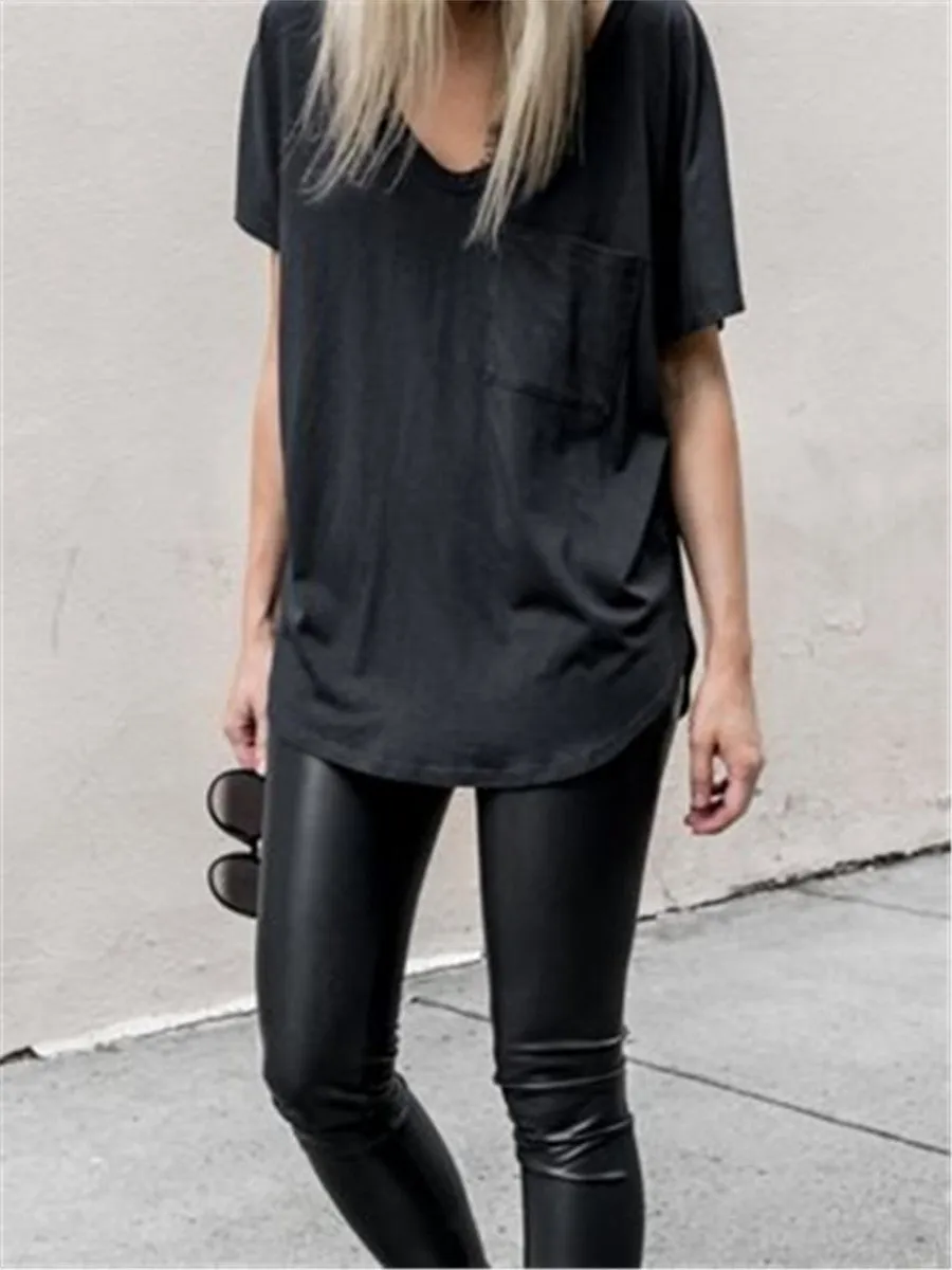 Simple Casual Comfortable Soft T-Shirt Top