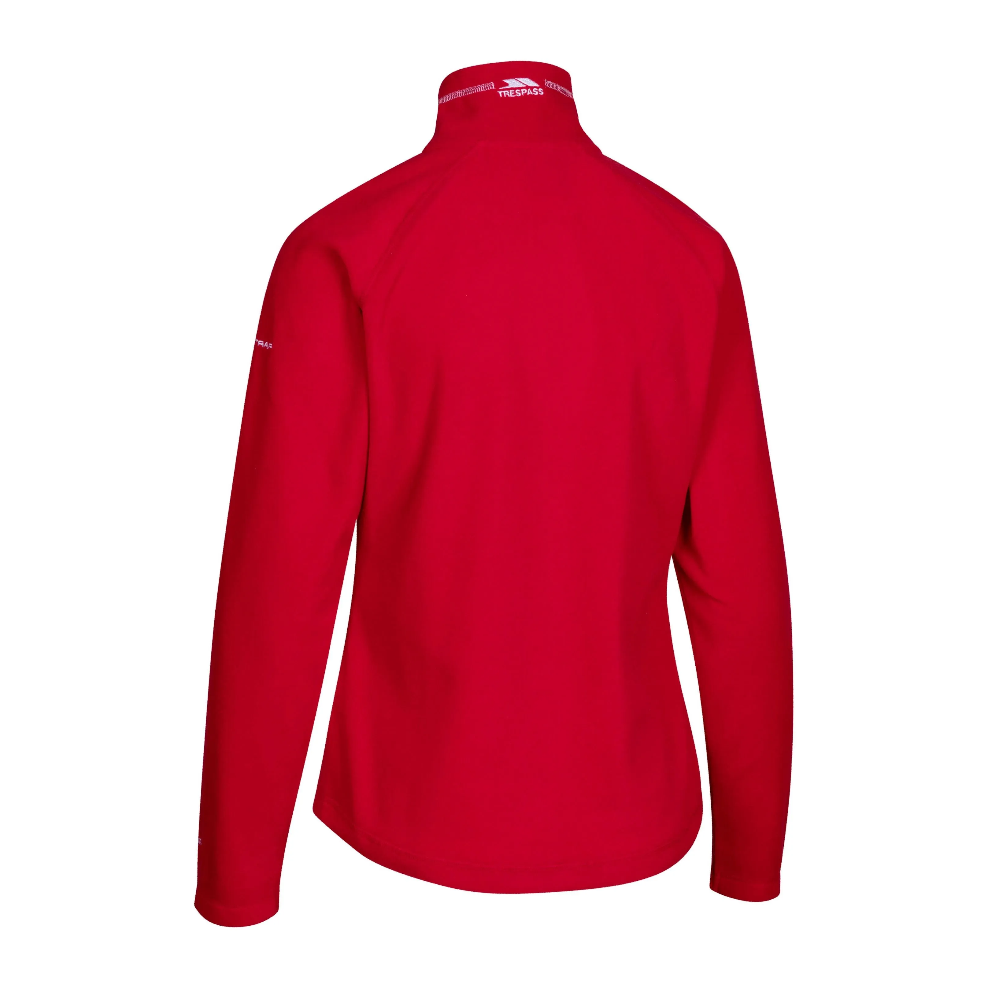 Skylar Women's Half Zip Fleece Top in Red