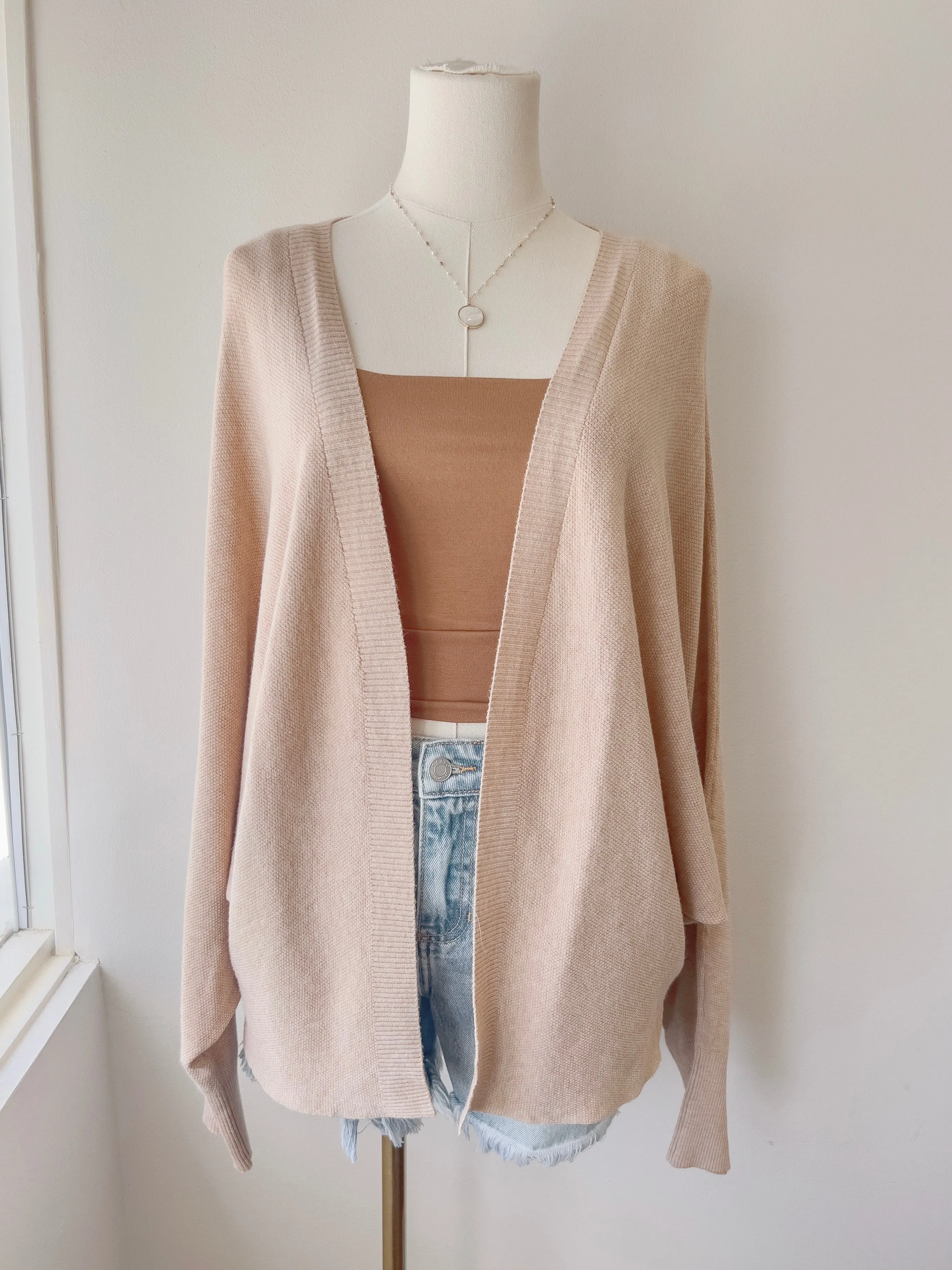 Soft Dolman Cardigan