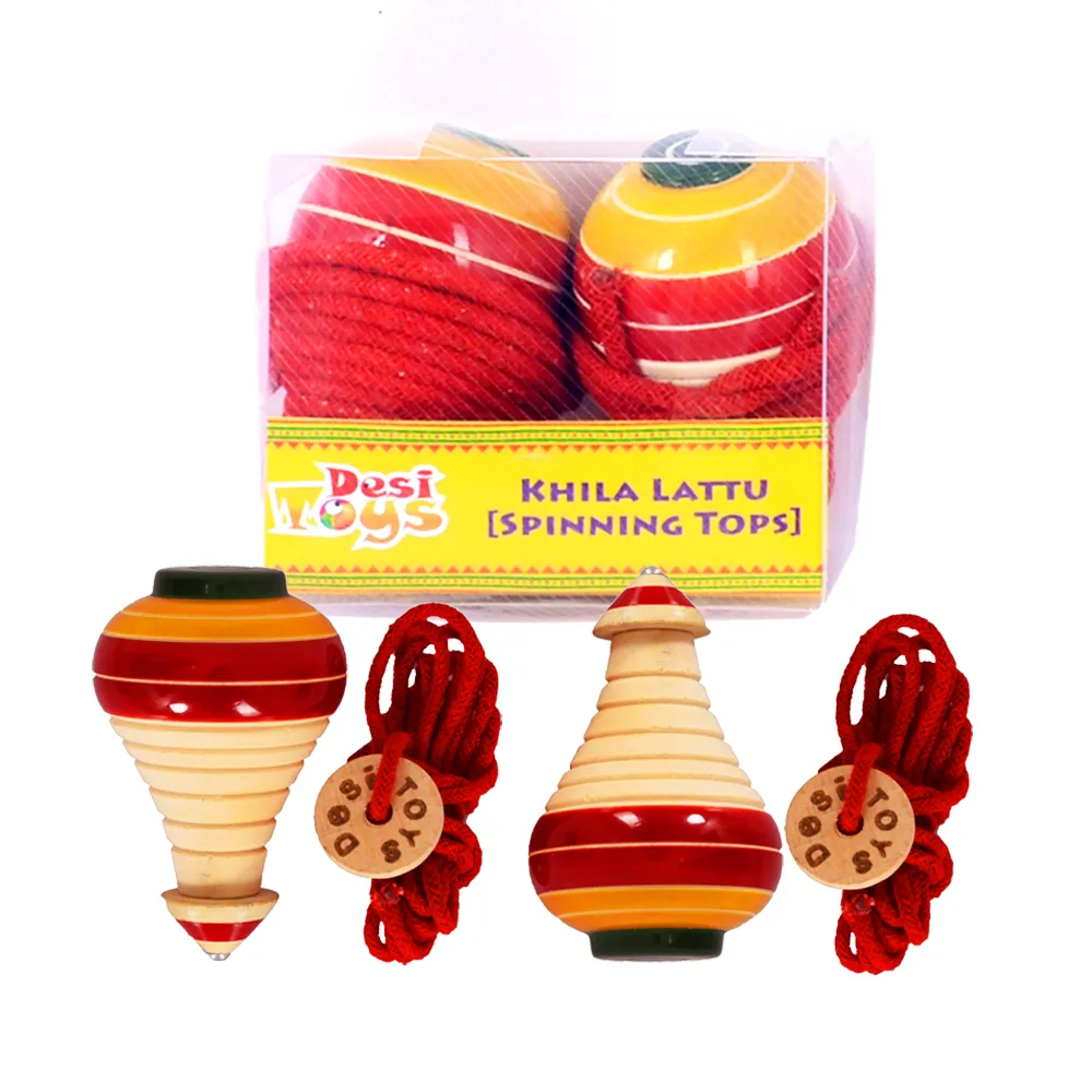 Spinning Tops/ Lattu/Bhavra Pack of 2