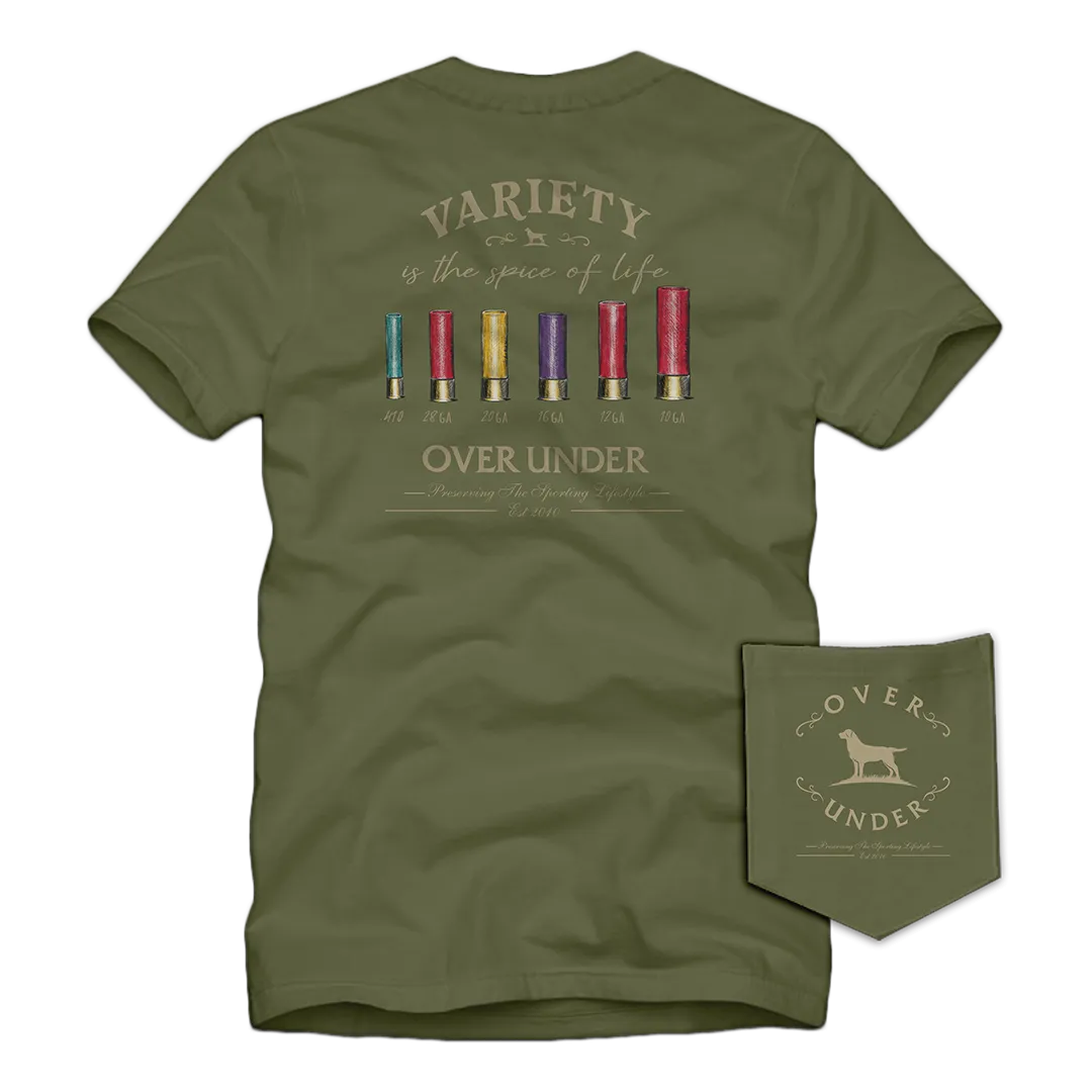 S/S Variety is the Spice of Life T-Shirt Moss