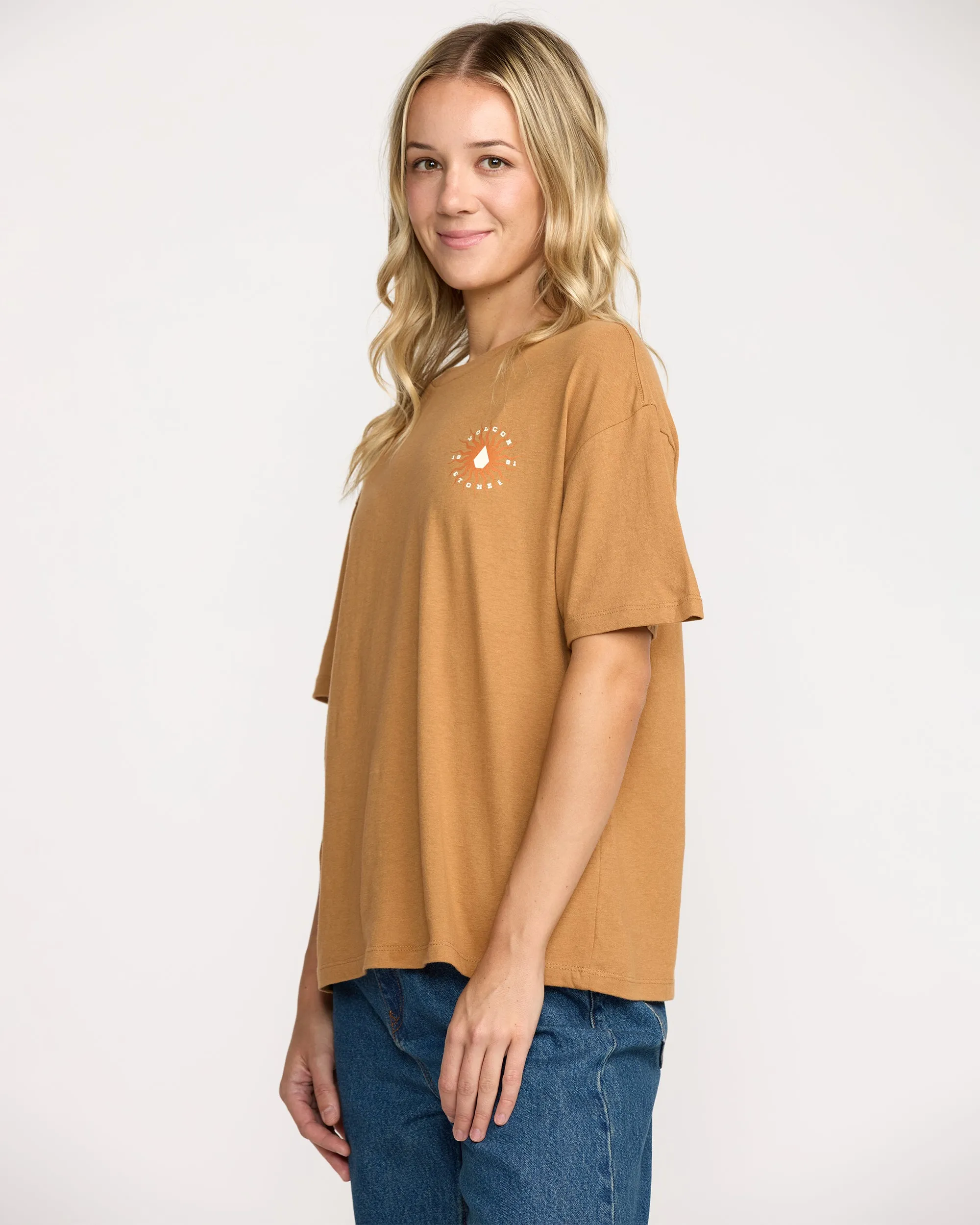 Stone Dream Boyfriend Tee - Vintage Brown