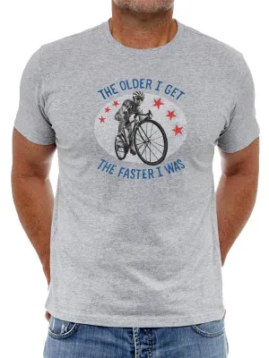 The Faster I Was T Shirt Grey