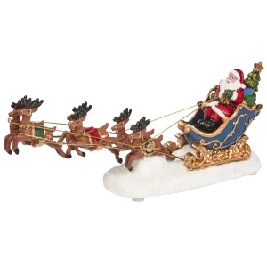 Three Kings 13cm Up, Up & Away! Sleigh Scene