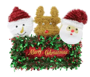 Tinsel Character Plaque (55x44cm)