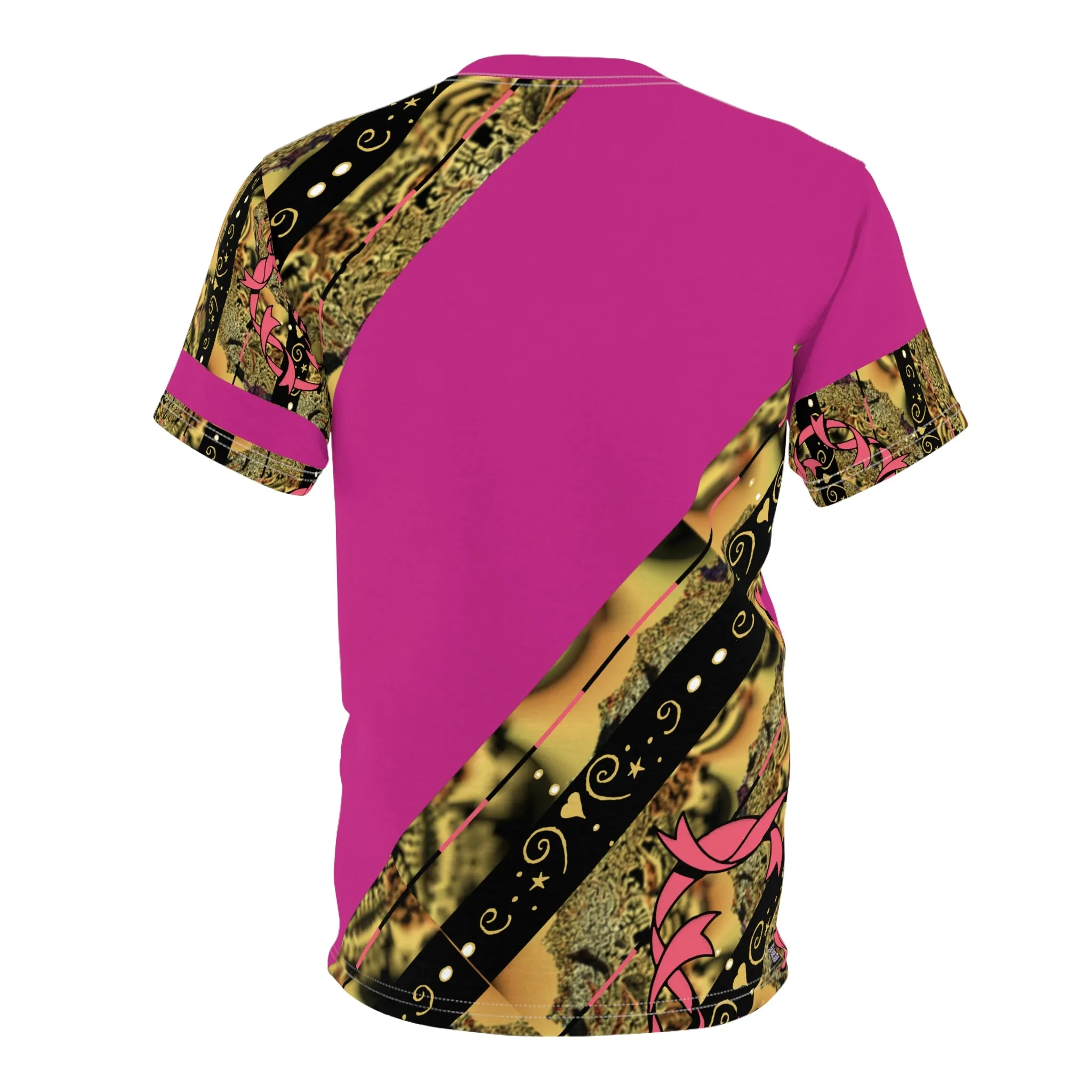 Unisex AOP Cut & Sew Tee REGALLY PINK