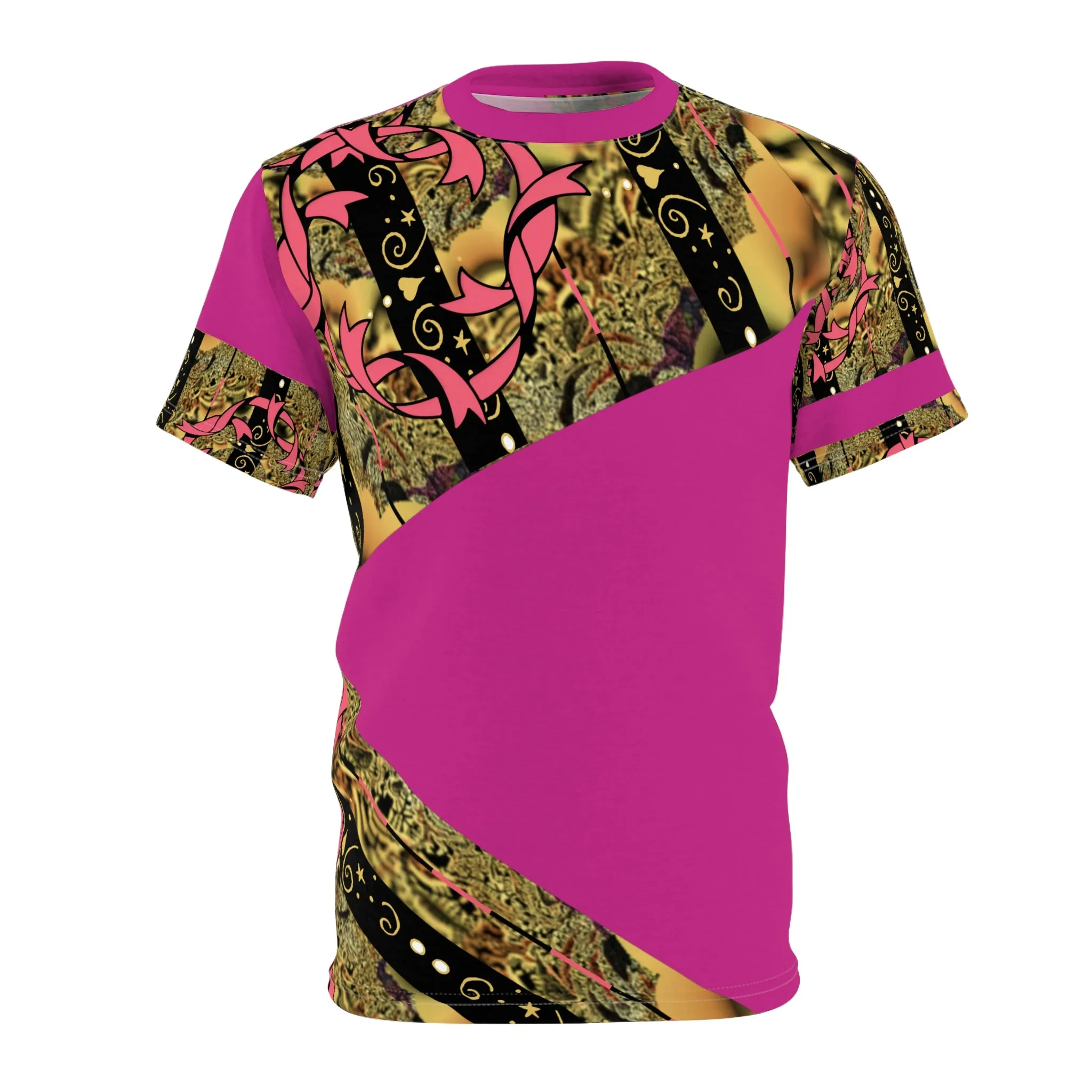 Unisex AOP Cut & Sew Tee REGALLY PINK