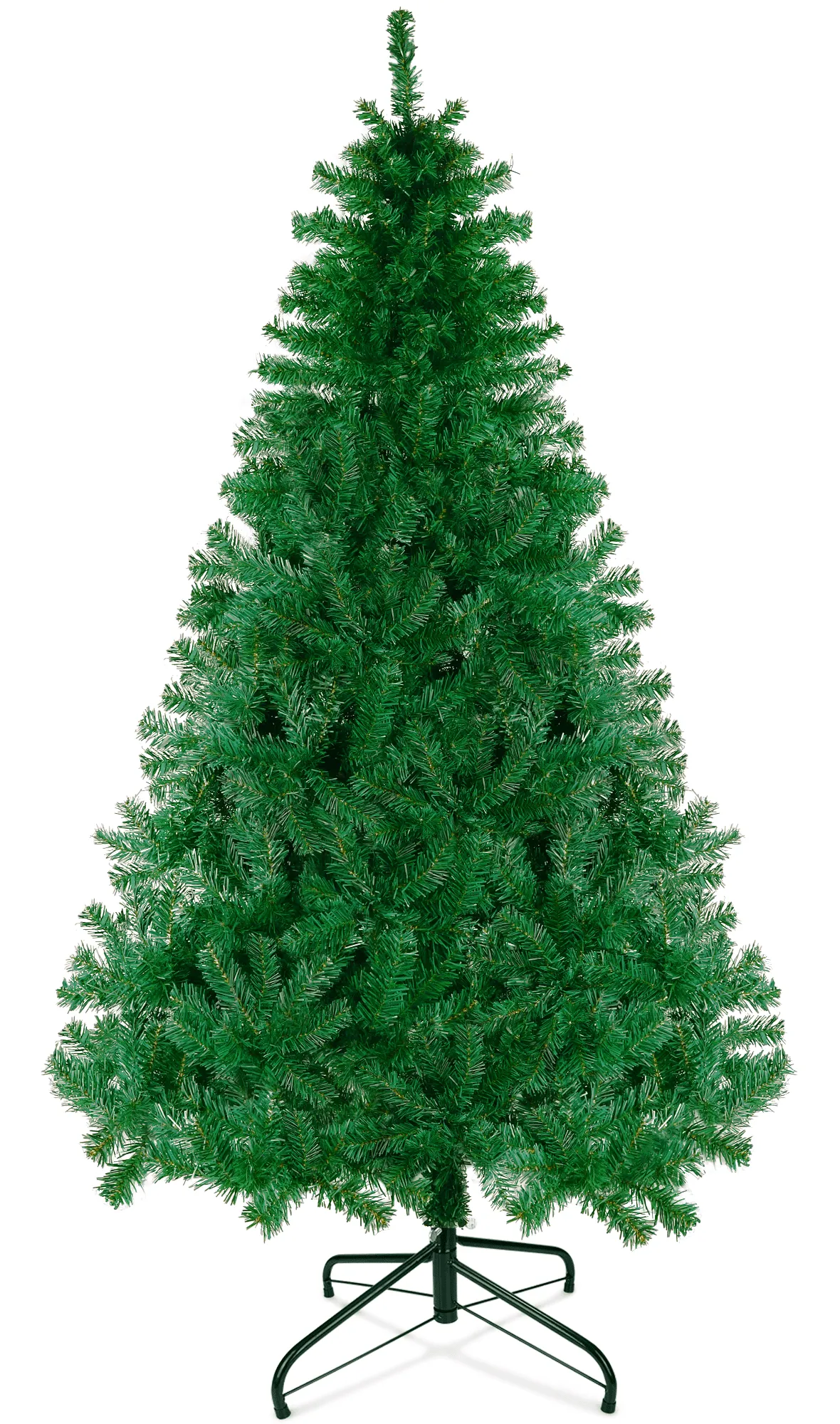 valiant 6FT Artificial Christmas Tree W/ 800 Tips, Holiday Xmas Tree for Indoor Outdoor Decor, Fir Christmas Tree with Metal Base - Green 6'Green