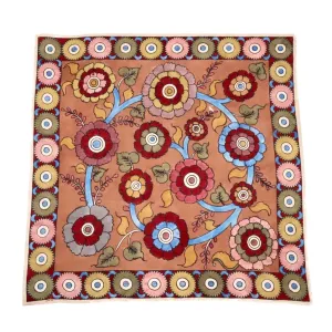 Vibrant Garden - Limited Edition Hand Painted Cotton Bandana