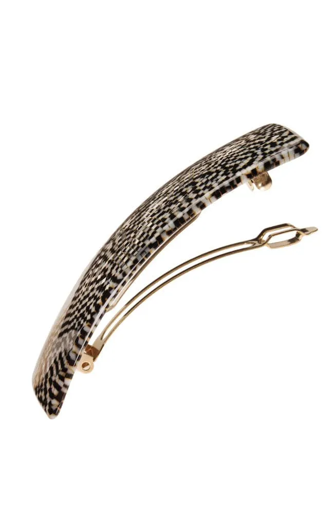 Wide Rectangle Barrette - Classic